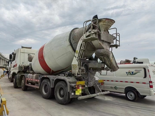 SANY 12 kubieke gebruikte betonmixer op vrachtwagen gemonteerd SY412C-8S met Hino-motor