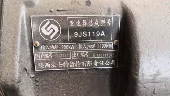 60148872 Transmissie Montage 9JS119A RPP (G12181) PTO FAST Fashite voor SANY Crane STC250