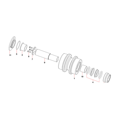 12168856 Draagtandwiel SWT190B voor SANY SY215