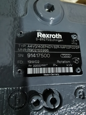 B220301000394 plunjerpomp A4VG140EP4D1/32R-NAF02F021DP R902155995 Rexroth voor SANY