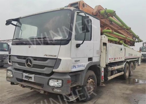 2012 gebruikte betonpompwagen met giek ZLJ5339THB 47m 3-assig