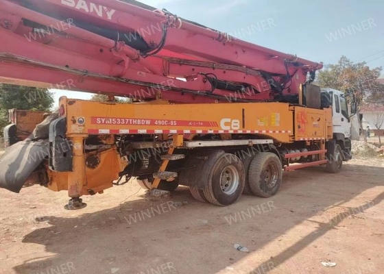 2016 Gebruikte betonpompwagen SANY 3-assige SYM5339THBDW 490C-8S