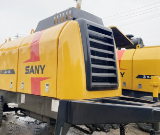 2019 Gebruikte stationaire betonpomp HBT60C 65m3/H met dieselmotor