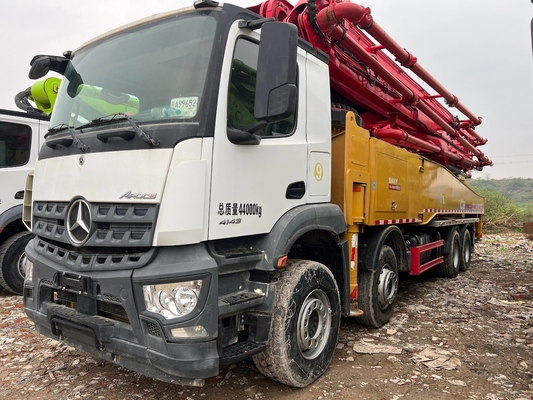 2020 SANY 56m Gebruikte Betonpomp Truck Met Benz Chassis